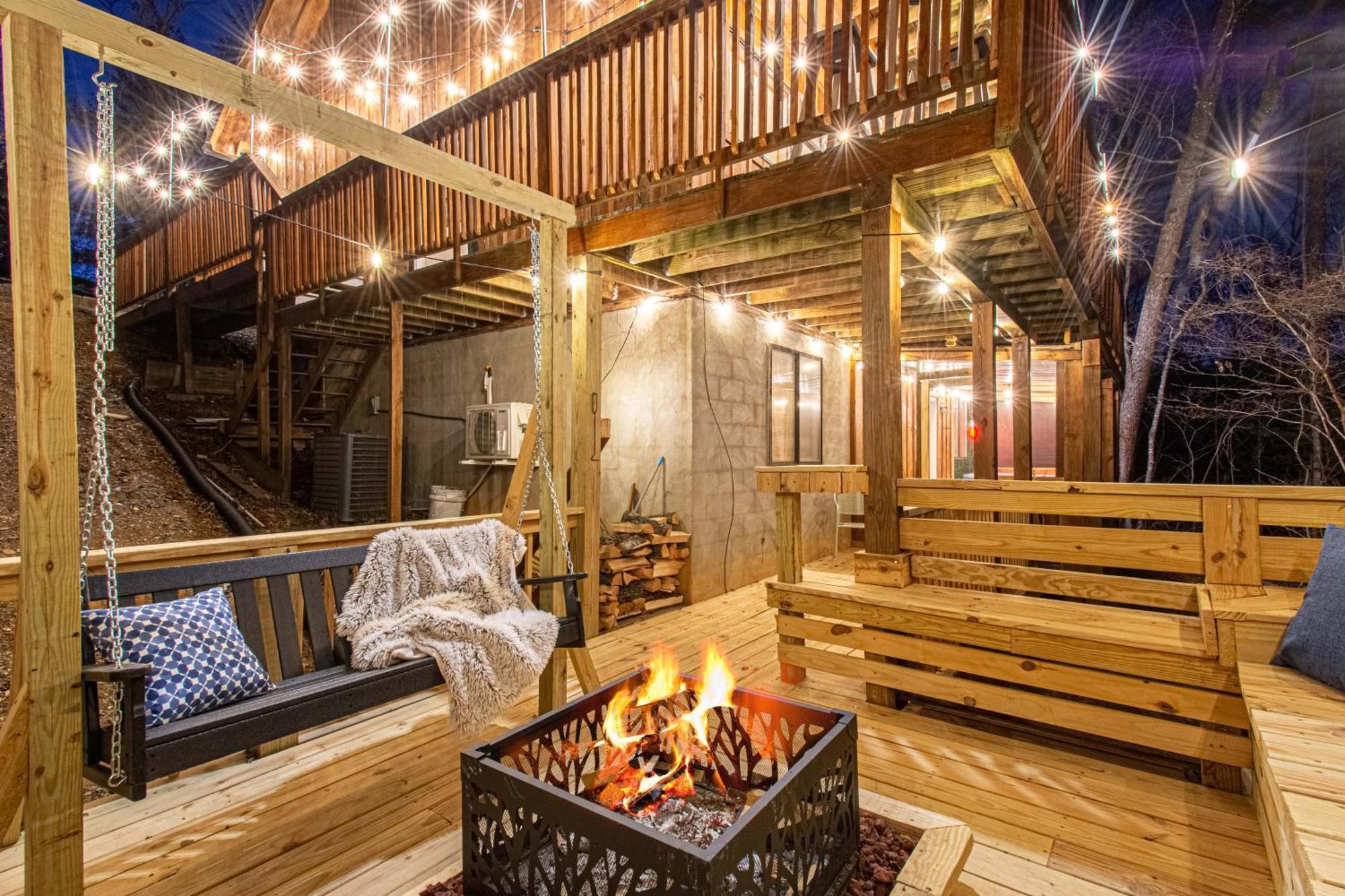 The Family Stone Luxe Cabin Sleeps 12 Hot Tub Dogfriendly Dollywood Pigeon Forge Exterior foto